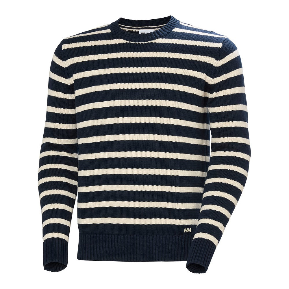 Helly Hansen Men's Crew Neck Knit Sweater - Navy Stripe