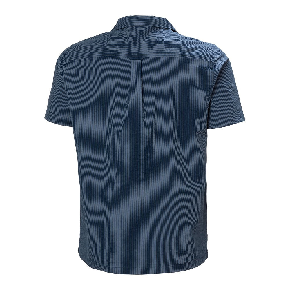 Helly Hansen Men's Seersucker SS Shirt - Navy