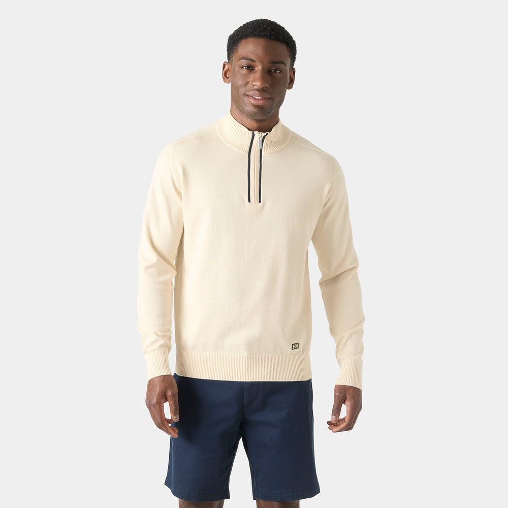 Helly Hansen Men's Skagen 1/2 Zip Knit Sweater - Cream