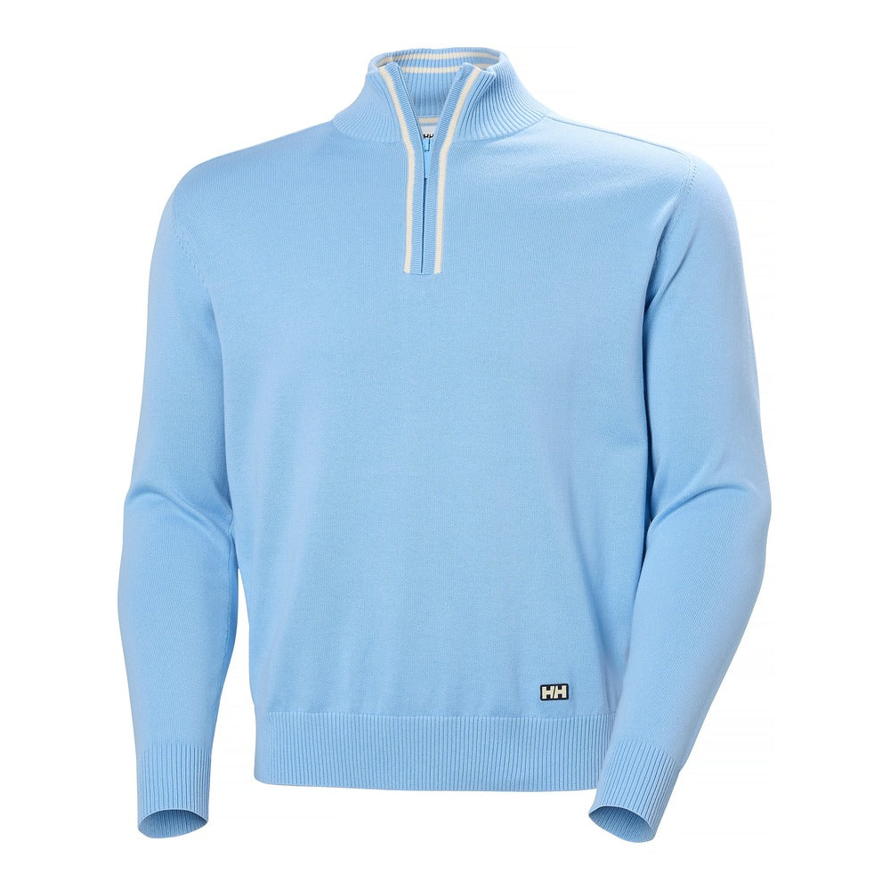 Helly Hansen Men's Skagen 1/2 Zip Knit Sweater - Bright Blue
