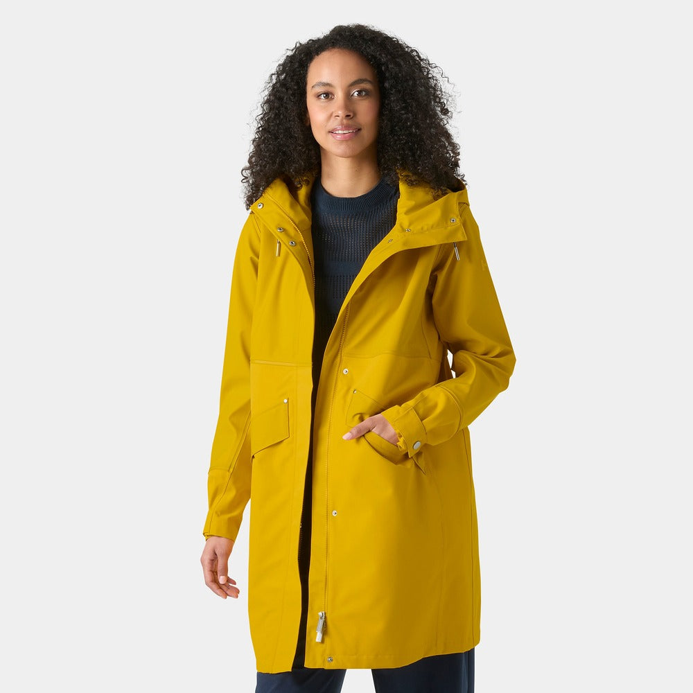 Helly Hansen Women's HH Seaborn Hybrid Rain Coat - Essential Yellow