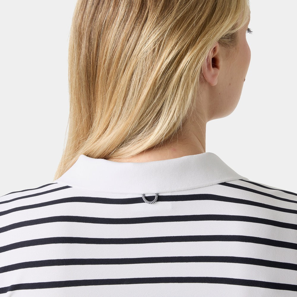 Helly Hansen Women's Luca Polo Dress - White / Navy Stripes