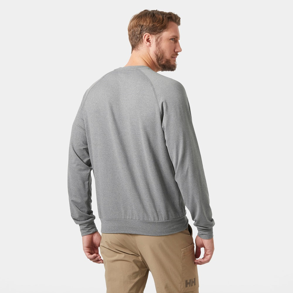 Helly Hansen Men's Tyri Knit Crew Neck - Ebony Melange