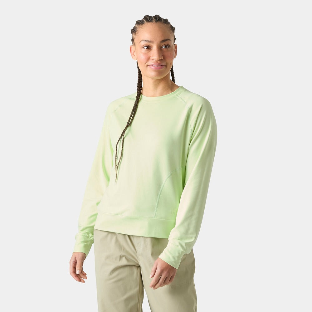 Helly Hansen Women's Tyri Knit Crew Neck - Washed Lime Melange