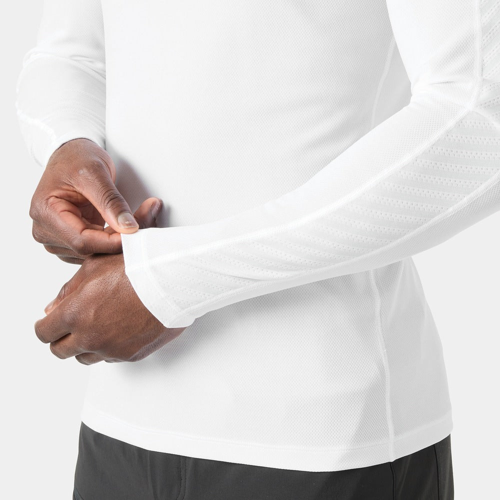Helly Hansen Men's HH Lifa Stripe Crew LS - White