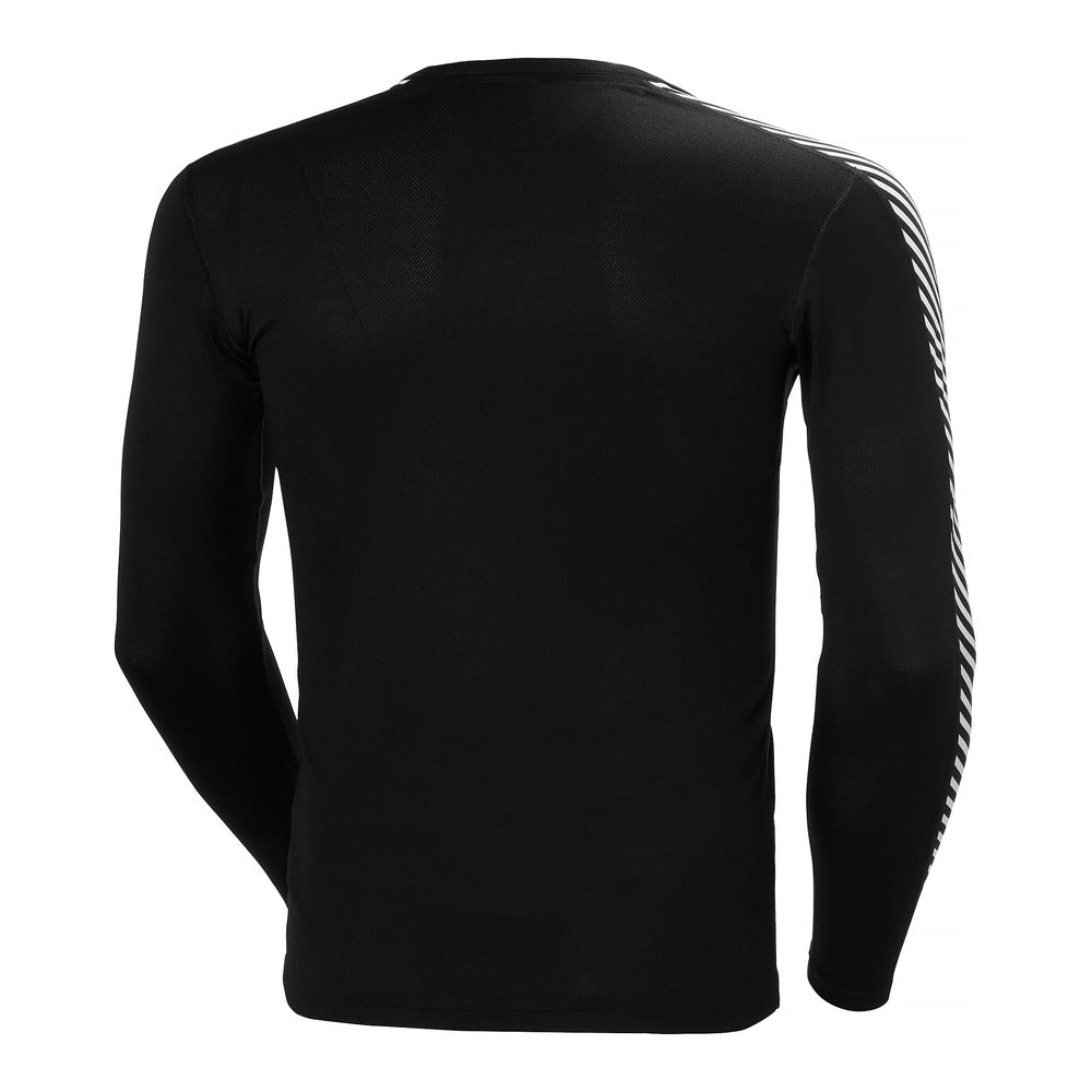 Helly Hansen Men's HH Lifa Stripe Crew LS - Black