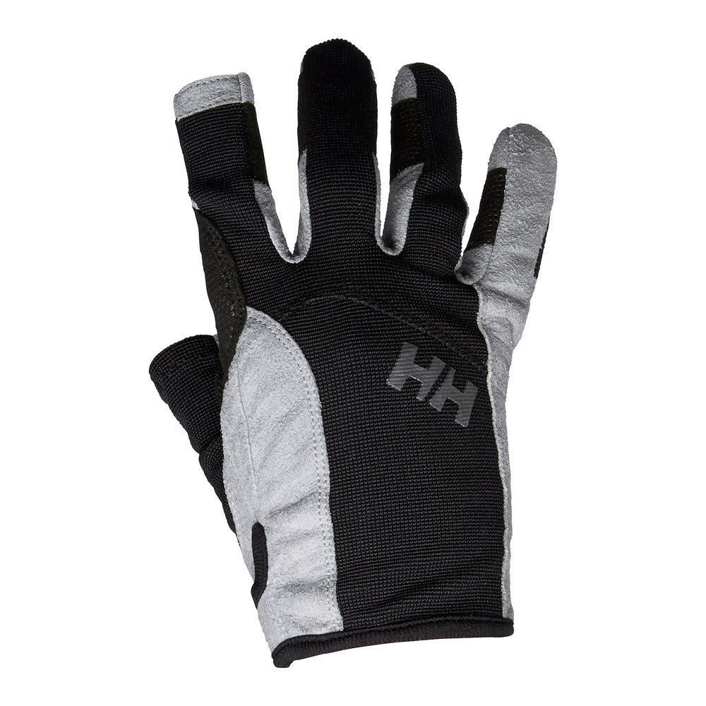 Helly Hansen Men's Durable Long Finger Sailing Gloves - Black
