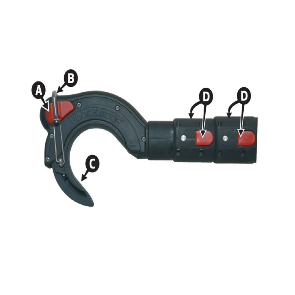 Hook N Moor Replacement Head - New Model (60 mm) (7080221)