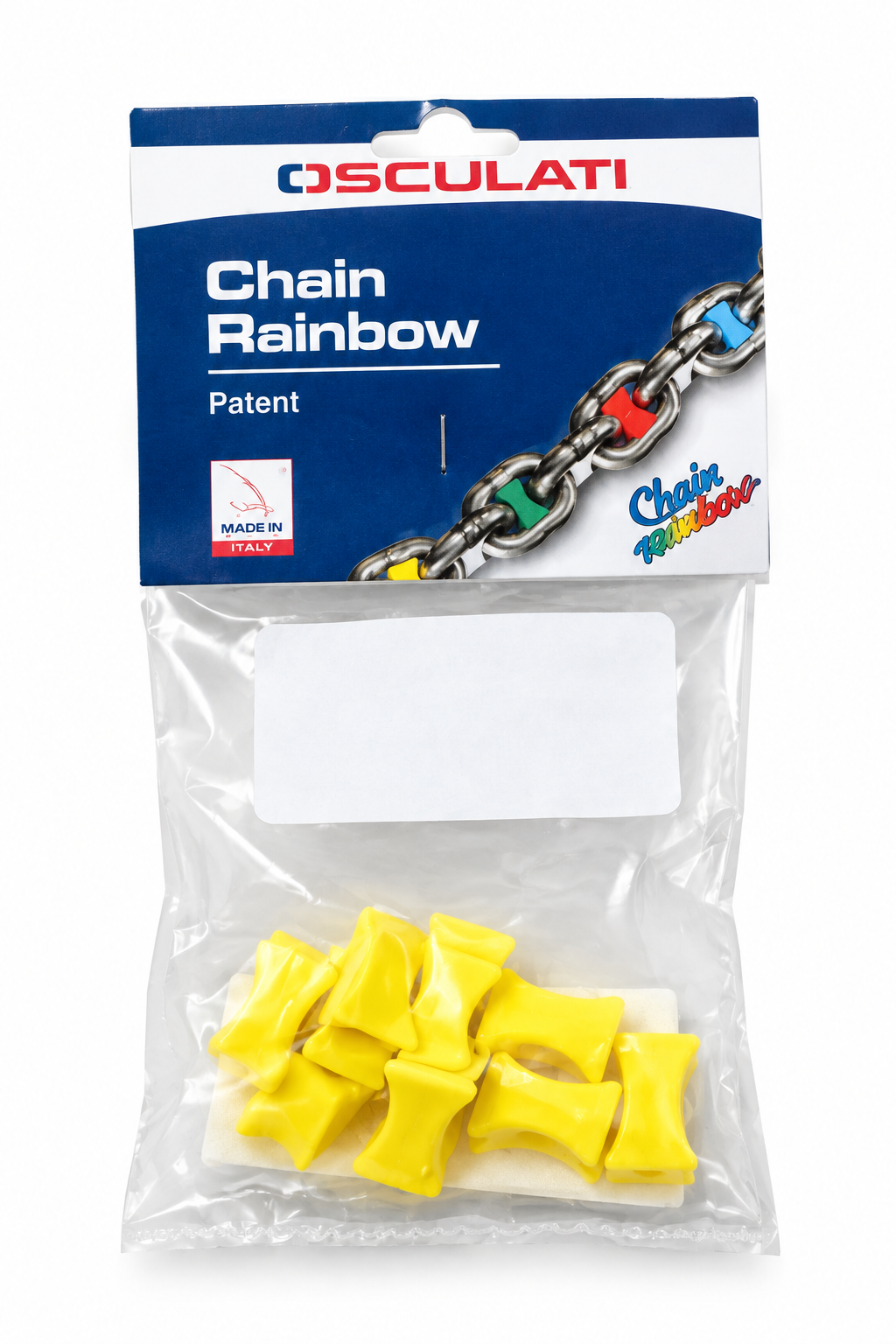 Imtra Chain Markers - 1/2 in (12.0 mm) Yellow (bag of 8)