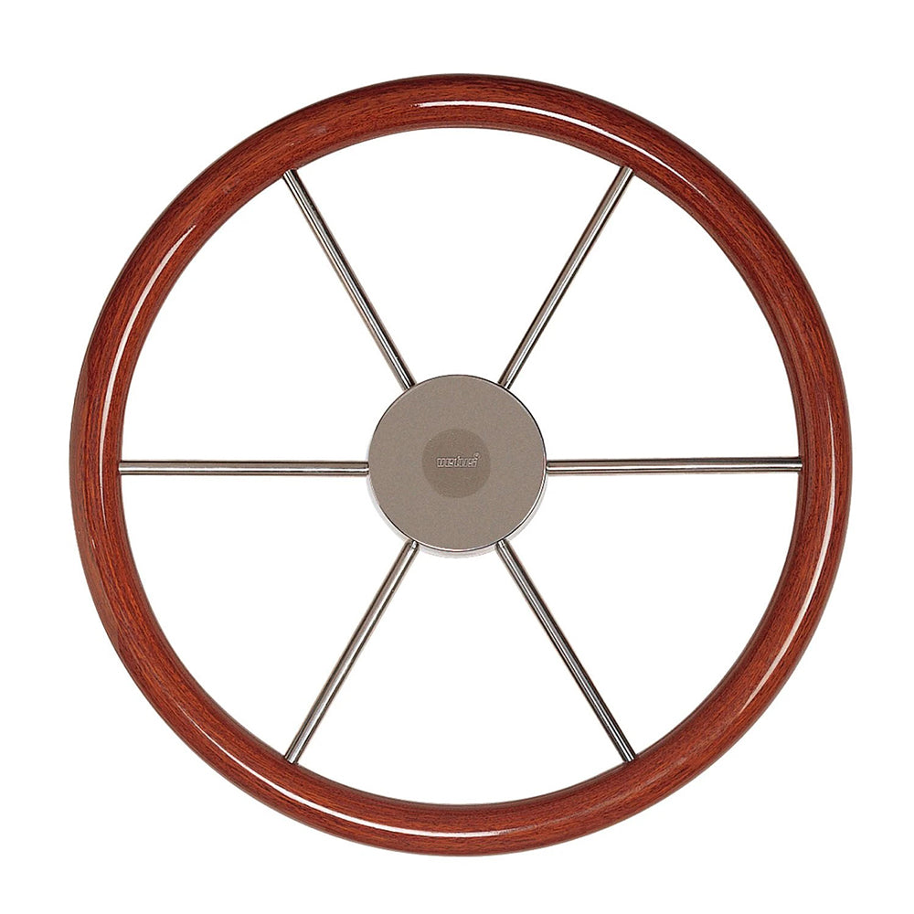 Vetus Steering wheel with mahogany rim, type KW38, Ø 380 mm