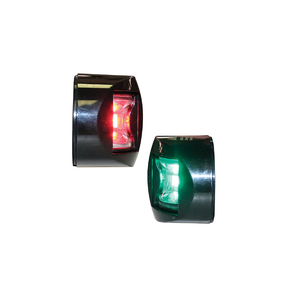 Lalizas Side Lights - FOS 12 Vertical Mount 112.5° 1nm Kit, LED (Black Housing)