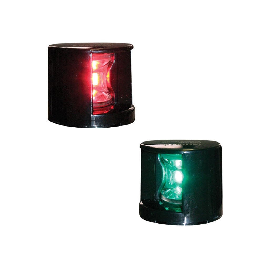 Lalizas Side Lights - FOS 12 Mount 112.5° - Deck mounted (Black housing)