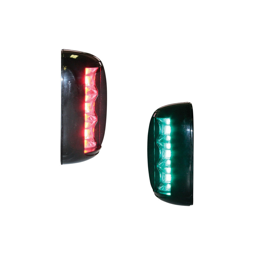 Lalizas Side Lights - FOS 20 Vertical Mount 112.5° 2nm Kit, LED (Black Housing)