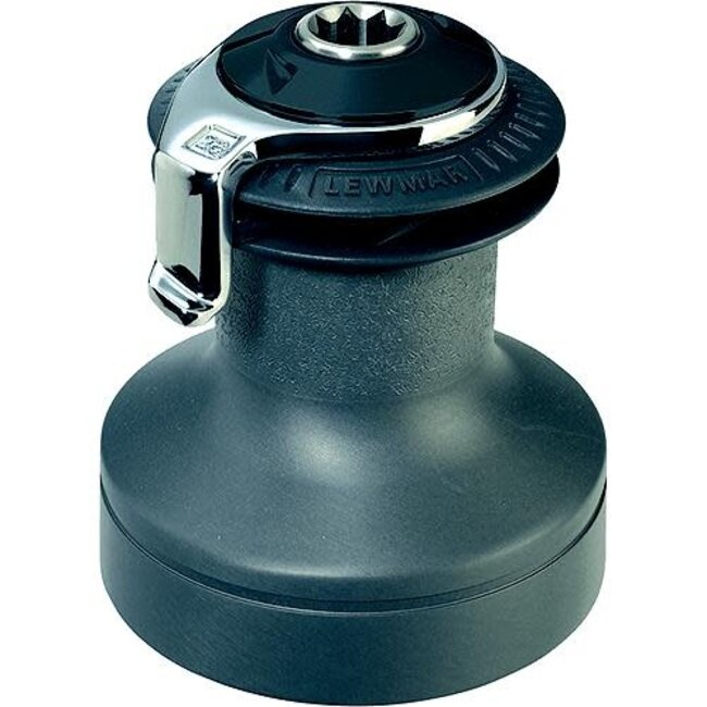 Lewmar Self Tailing Winch EVO Size 40 - Aluminum Grey / Two Speed (49540057)