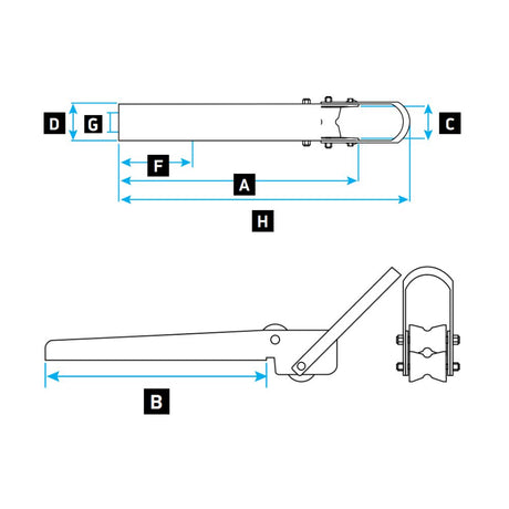 Lewmar Bow Roller - Delta Type Long (14-35lb.)_Additional1