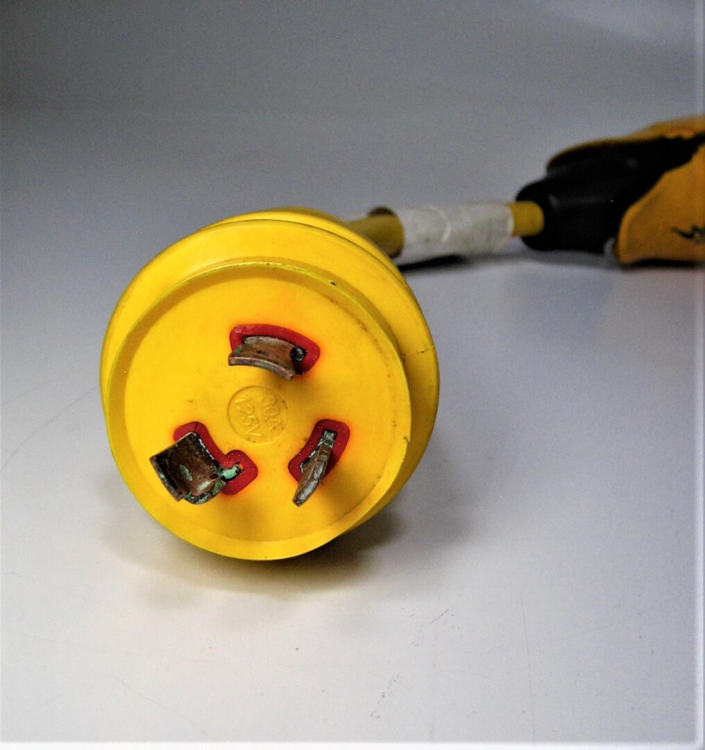 Marinco P503-30 EEL 30A-125V Female to 50A-125V Male Pigtail Adapter - Yellow