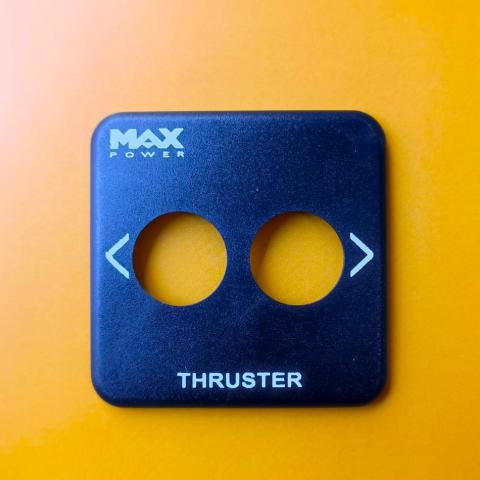 Max Power Clip-On Single Pad Panel, N-Pup, Black