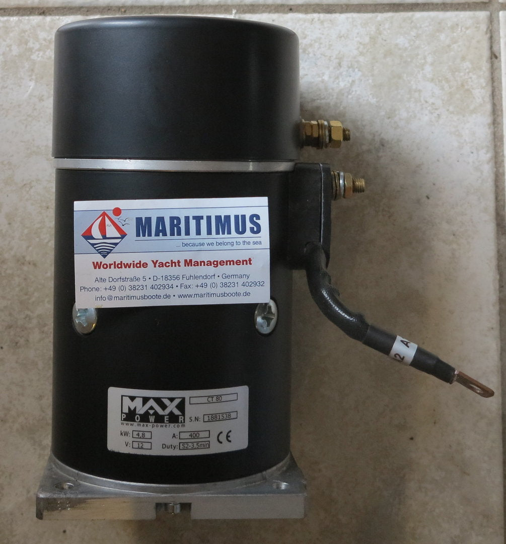 Max Power Electric Motor 4,8Kw 12V For Ct80