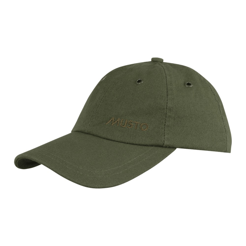 Musto Evolution Canvas Crew Cap - Dark Moss