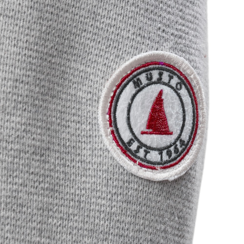 Musto Milano 1/2 Zip Neck Knit - Grey Marl