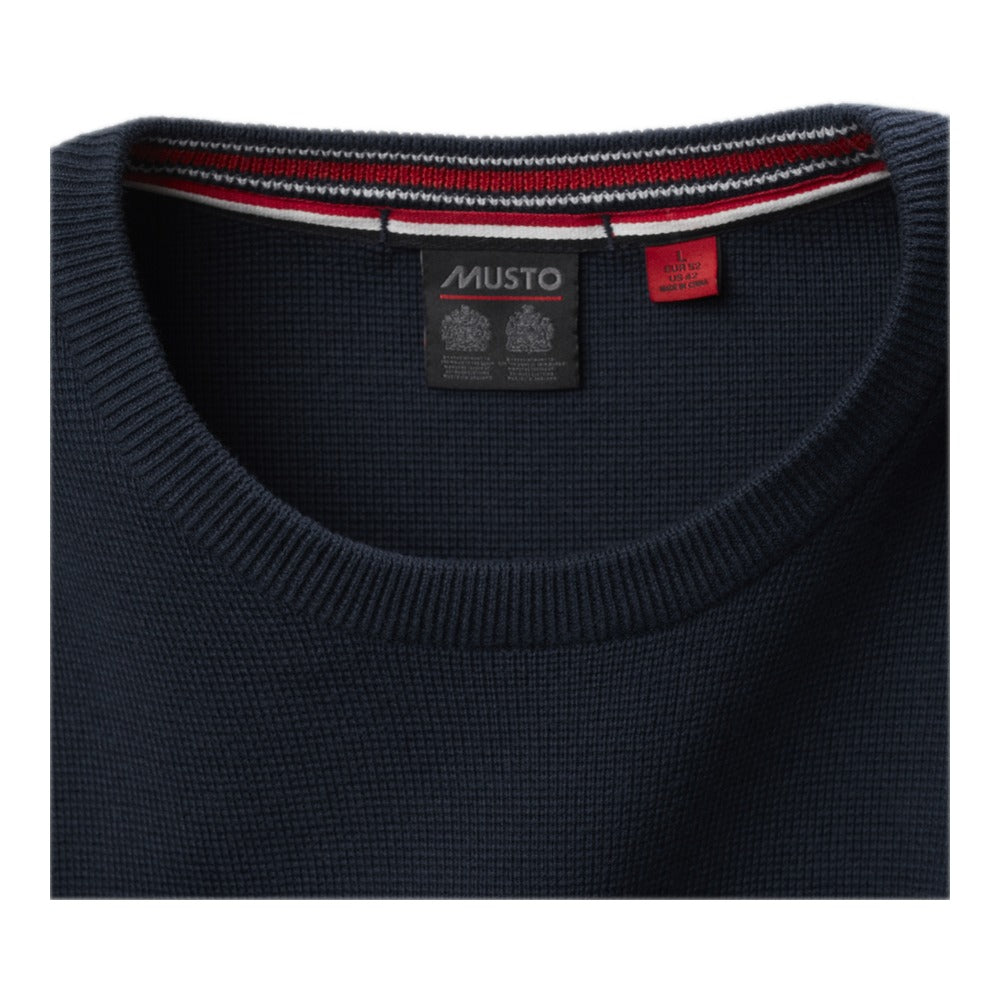 Musto Milano Crew Neck Knit - True Navy