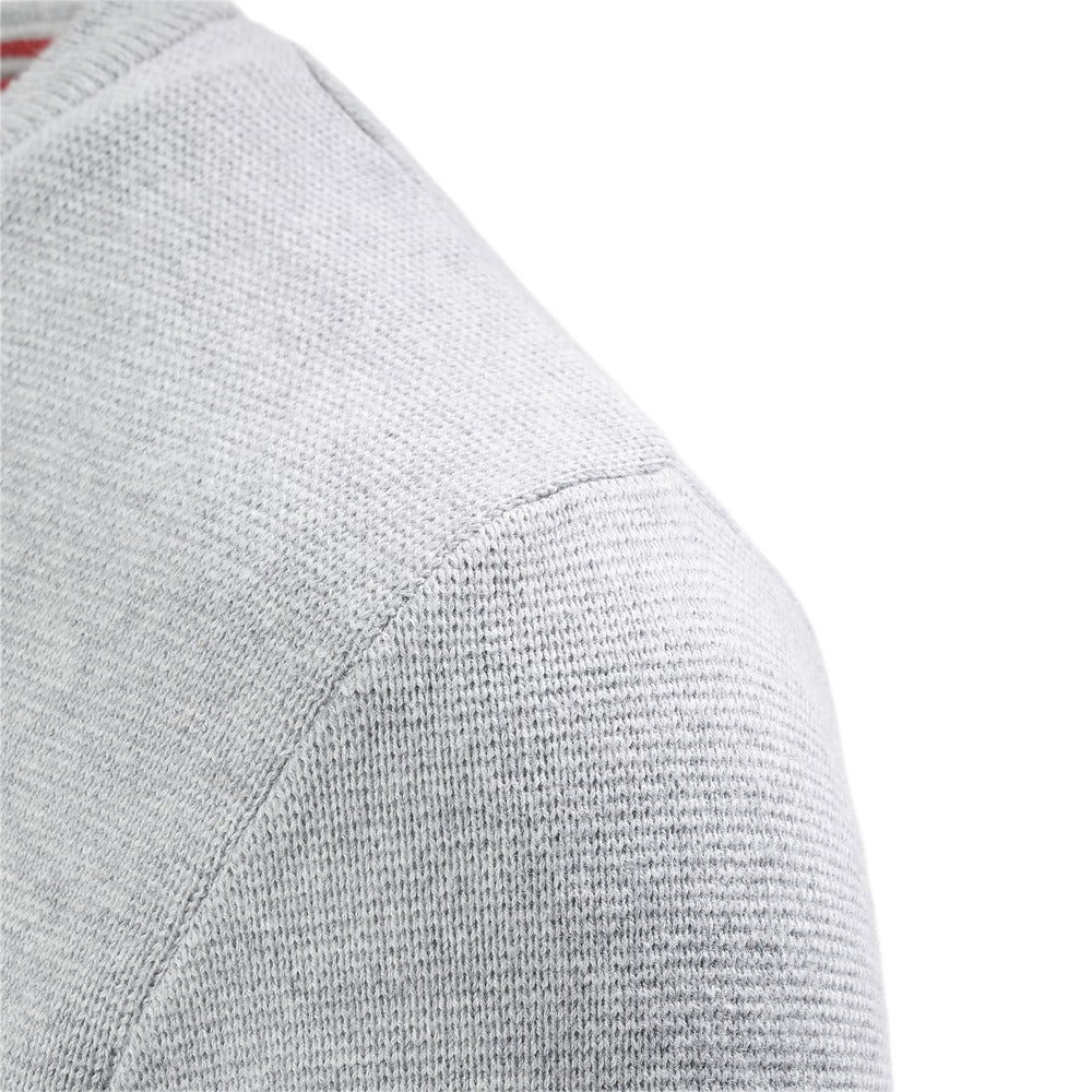 Musto Milano Crew Neck Knit - Grey Marl