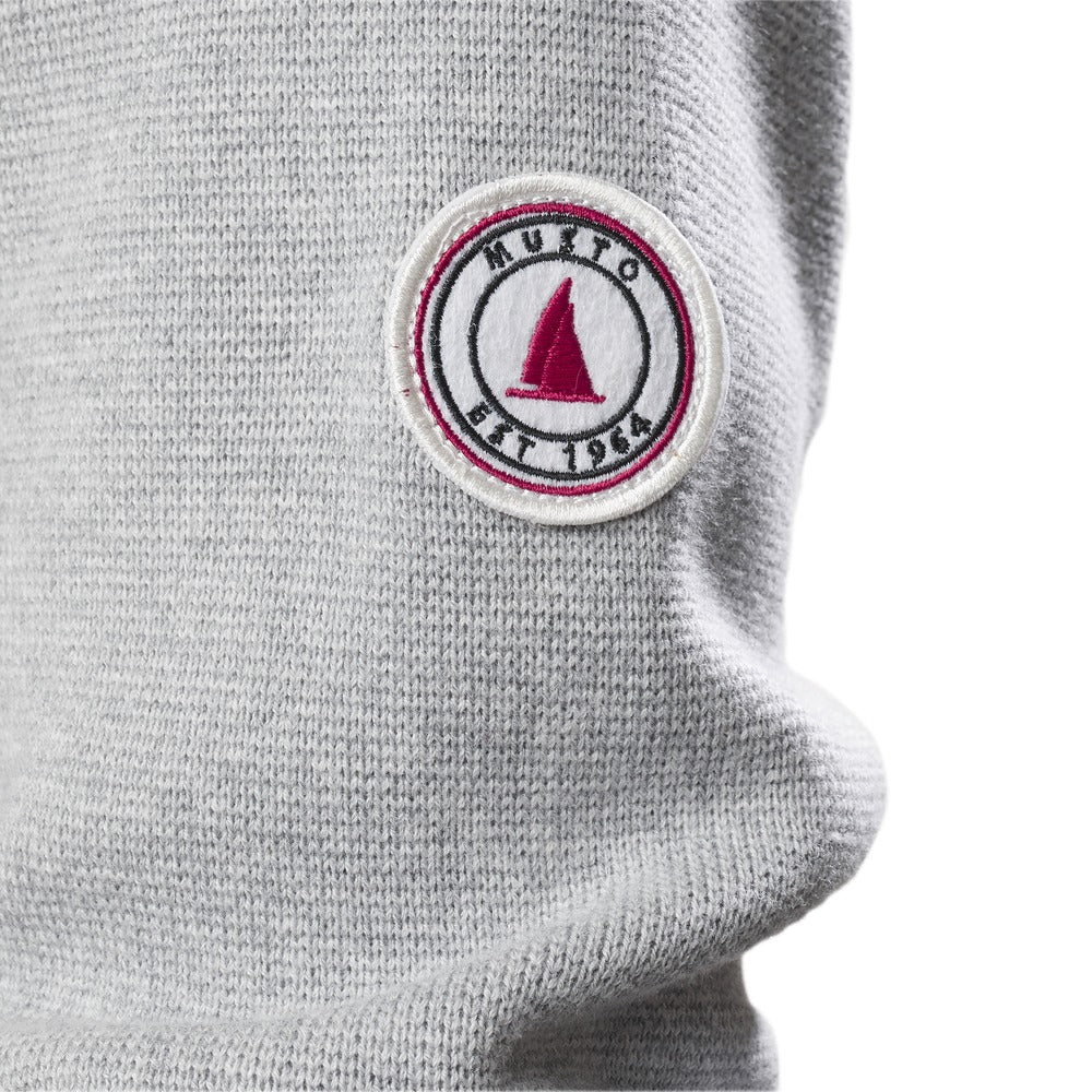 Musto Milano Crew Neck Knit - Grey Marl