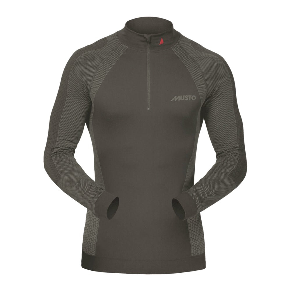 Musto Active Base Layer Zip Neck Top - Black