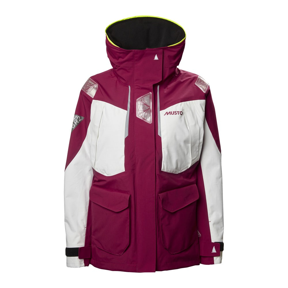 Musto BR2 Offshore Jacket FW - Cerise / White