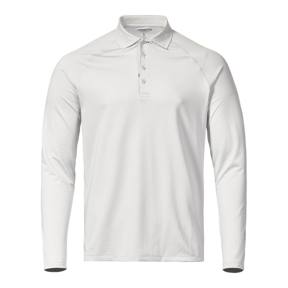 Musto Evolution Sunblock Long Sleeve Polo 2.0 - Platinum