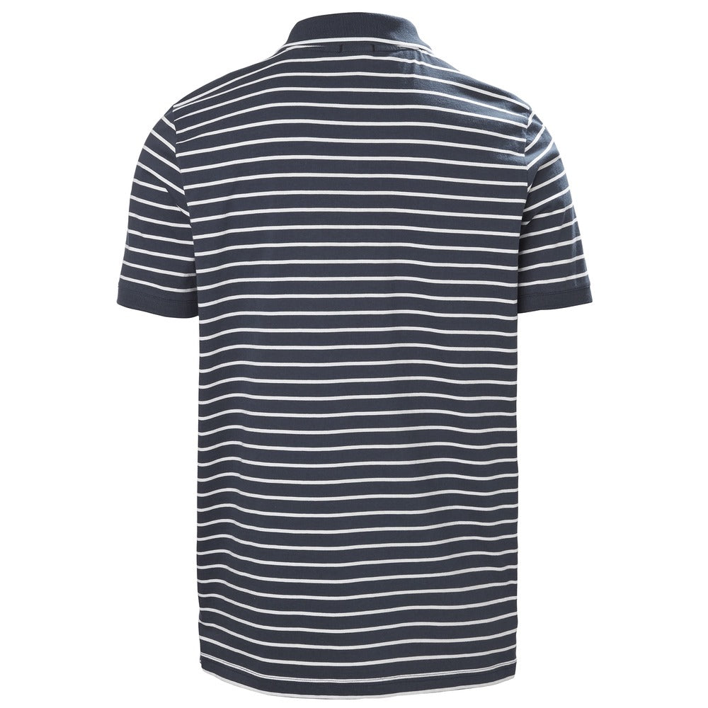 Musto Rhine Stripe Polo - True Navy / White