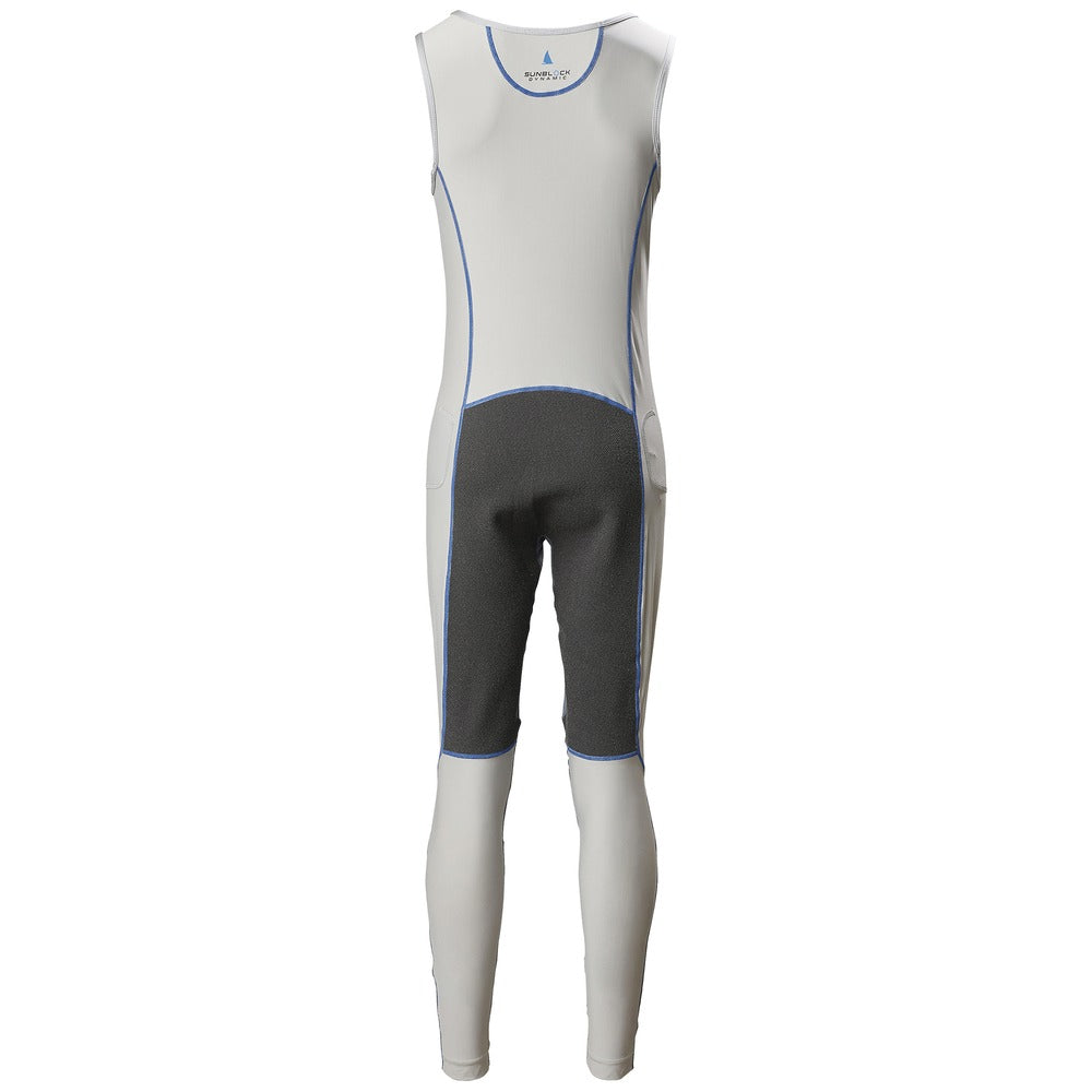 Musto Sunblock Dynamic Long John - Light Grey / Sky Diver