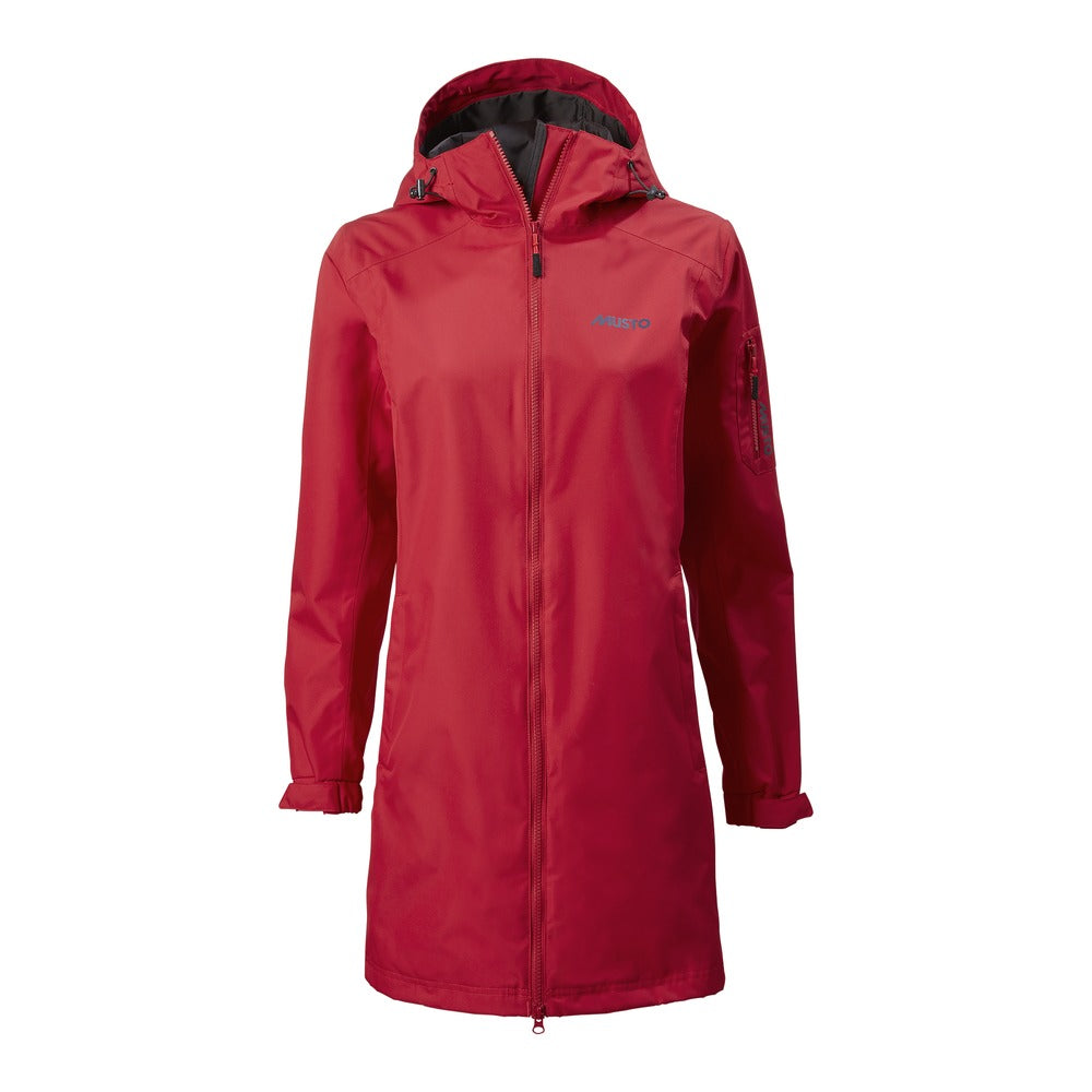 Musto Sardinia Long Rain Jacket FW - Red