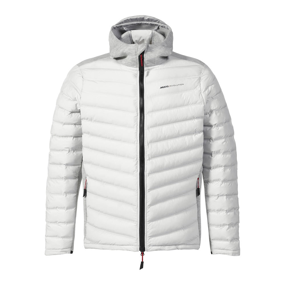 Musto Evolution Loft Hooded Jacket - Platinum