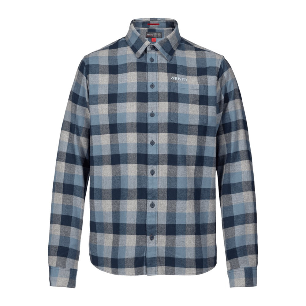 Musto Marina Twill Shirt - Slate Blue