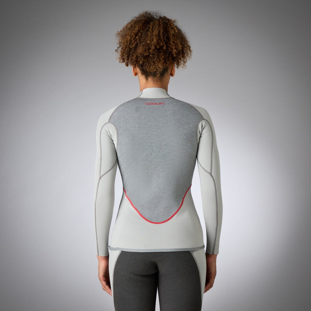 Musto Women's Flexlite Vapour 1.0 Long Sleeve Top - Grey Marl