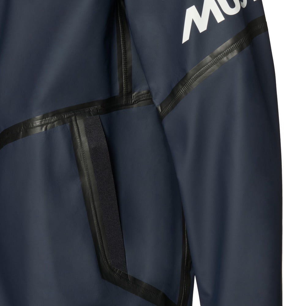 Musto Men's Champ Aqua Hoodie Jacket - Navy / Cherry Tomato