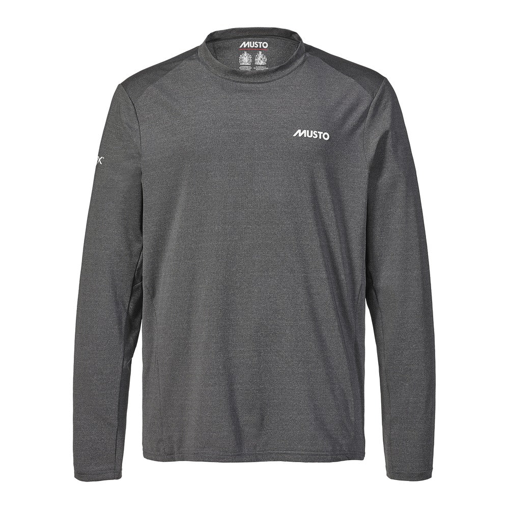 Musto LPX Sunblock Dynamic Long Sleeve Tee - Black Melange