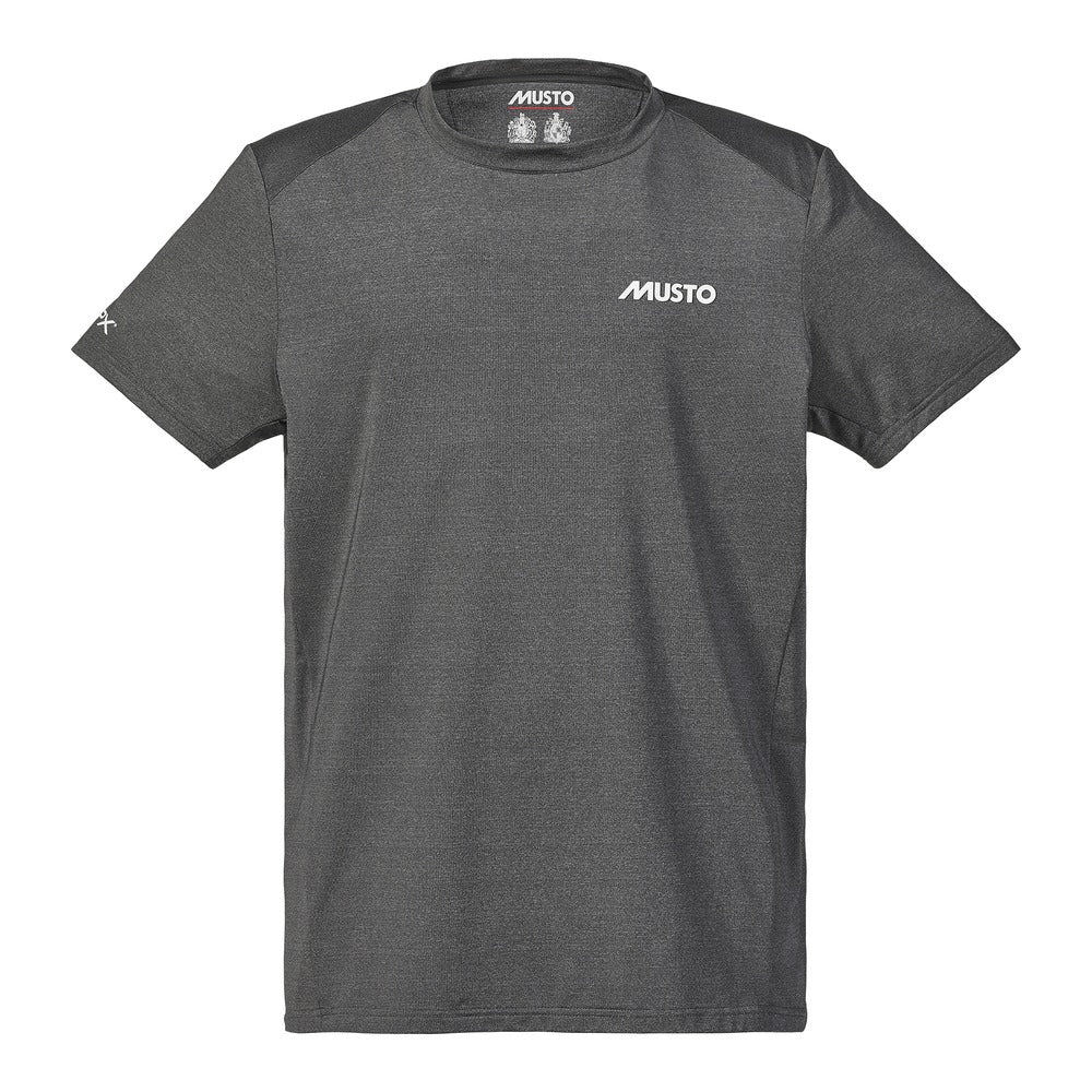 Musto LPX Sunblock Dynamic Short Sleeve Tee - Black Melange