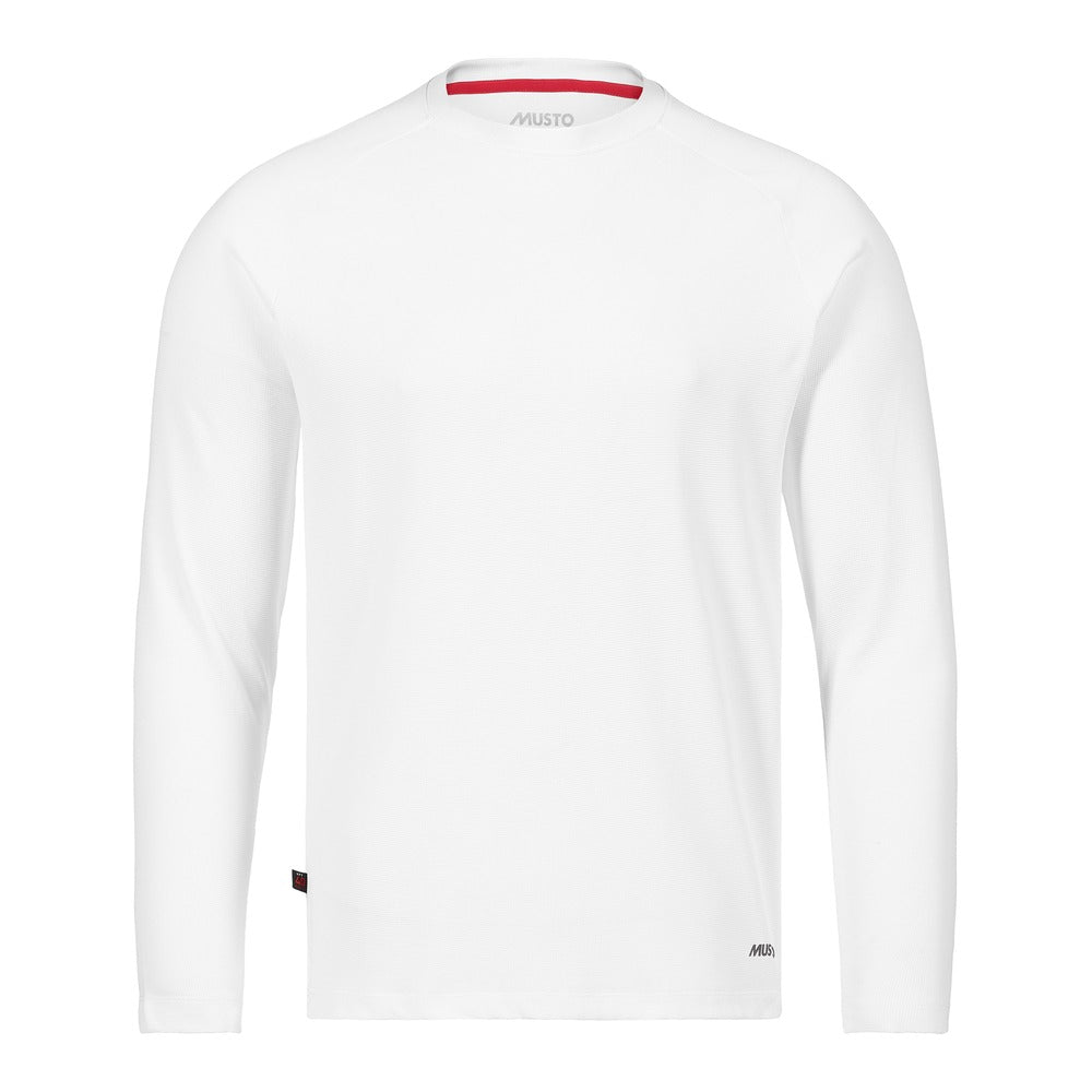 Musto Essential Long Sleeve Tactel Tee - White