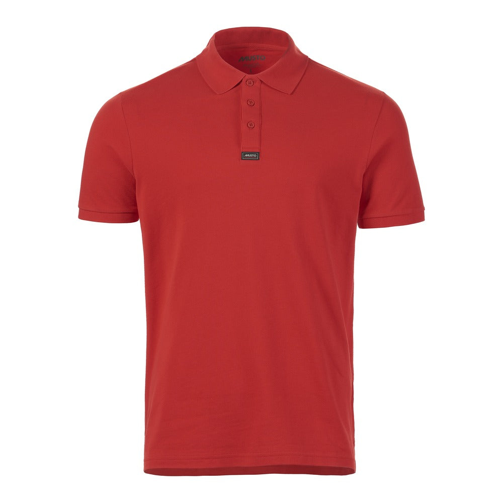 Musto Men's Essential Pique Polo - True Red
