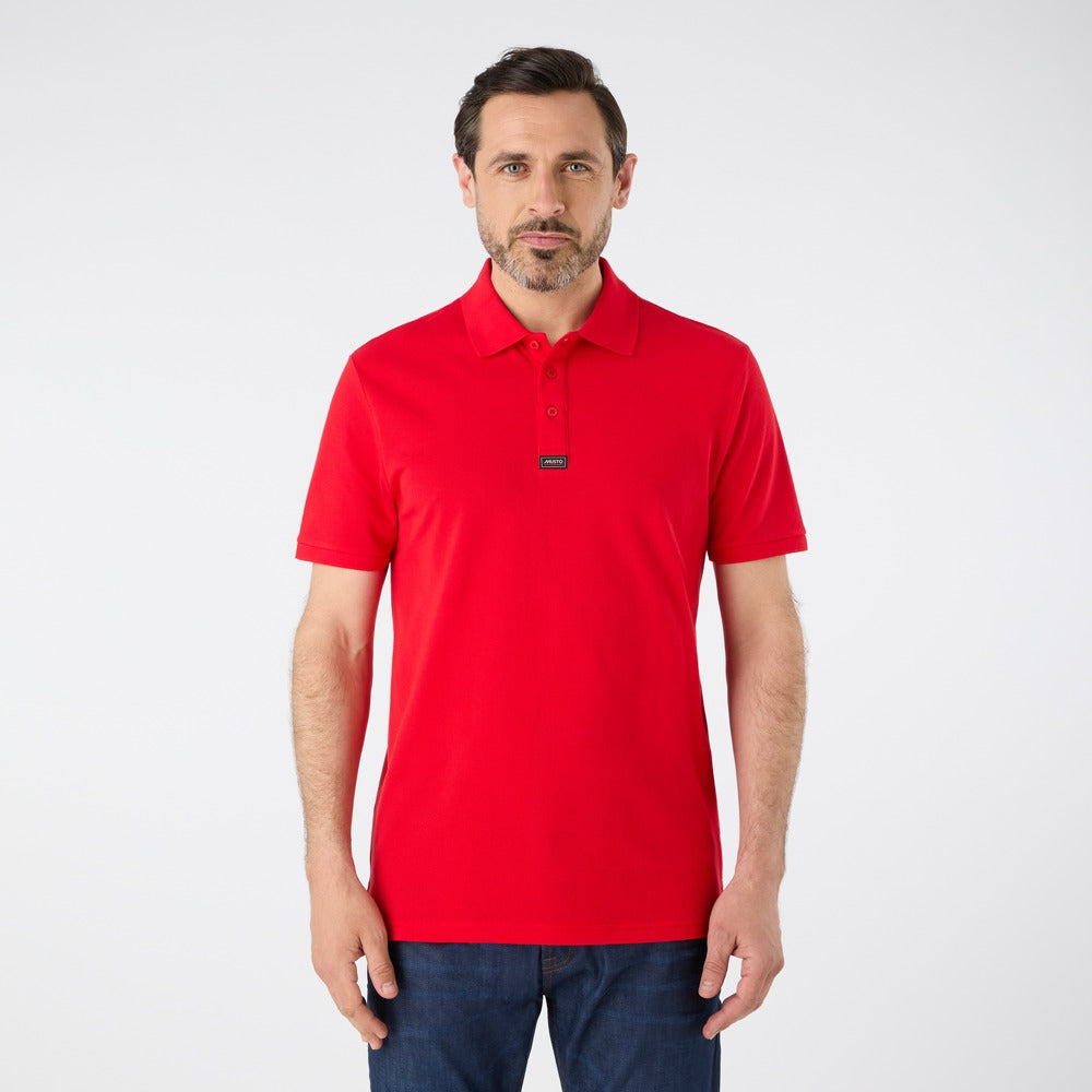 Musto Men's Essential Pique Polo - True Red