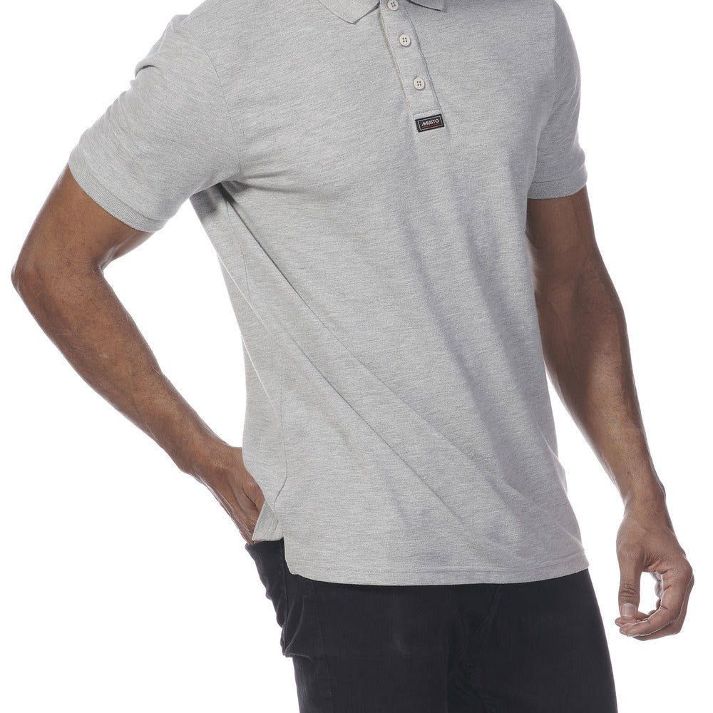 Musto Men's Essential Pique Polo - Grey Melange