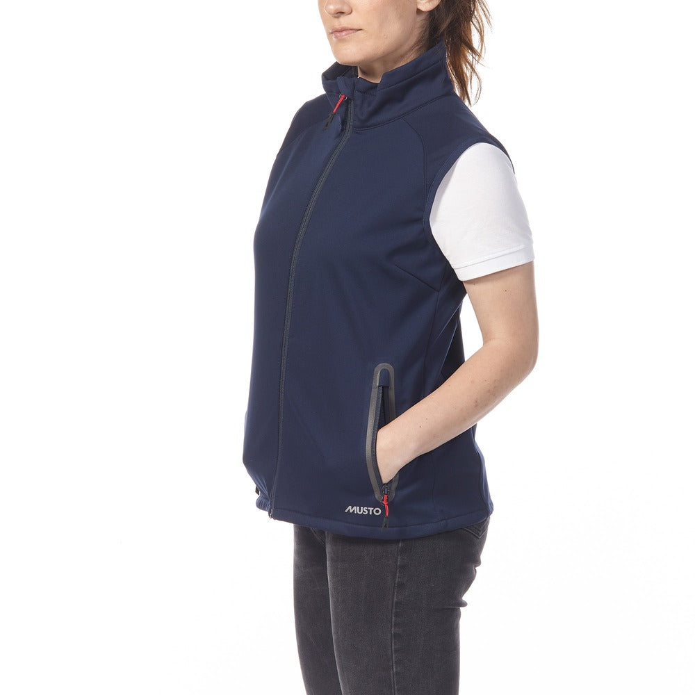 Musto Women's Essential Softshell Gilet - Navy