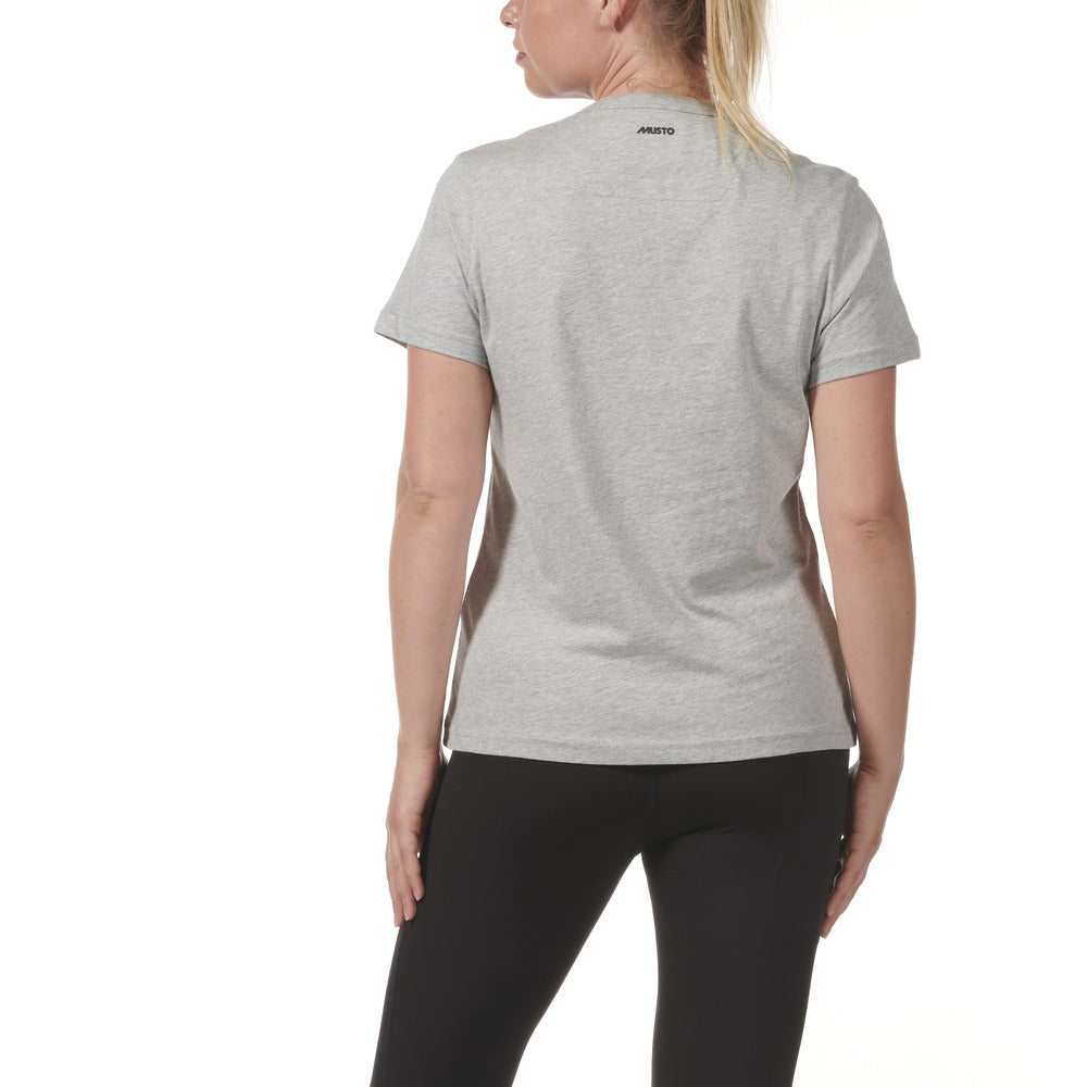 Musto Women's Essential Tee - Grey Melange