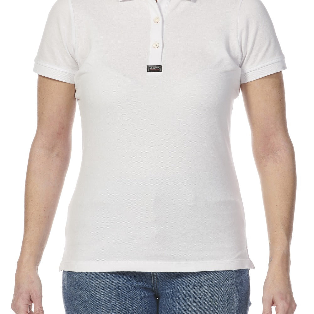 Musto Women's Essential Pique Polo - White