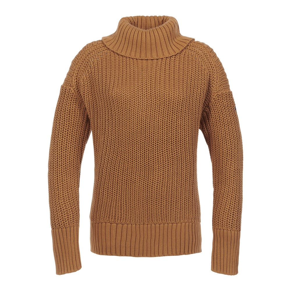 Musto Women's Marina Roll Neck Knit - Brown Sugar