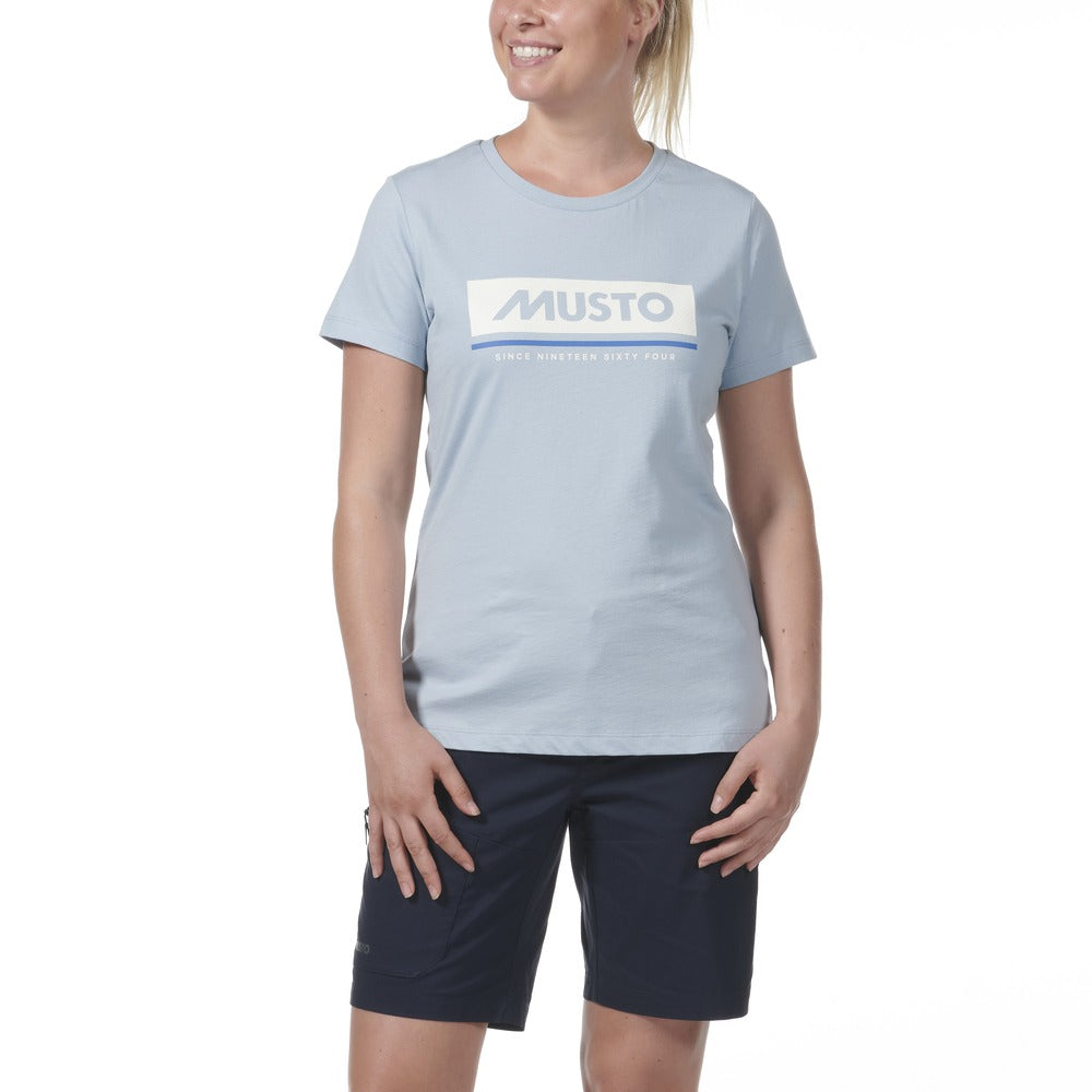 Musto Women's Musto Tee 2.0 - Good Grey