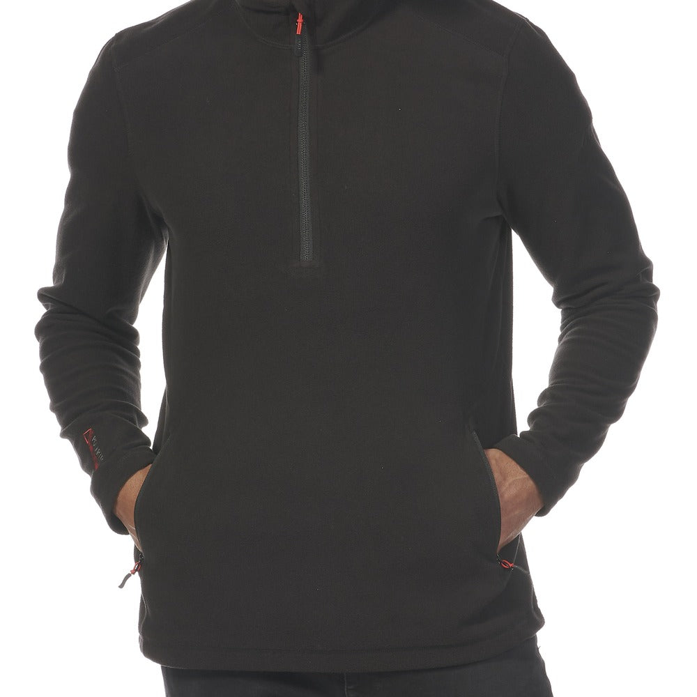 Musto Men's Corsica 100G 1/2 Zip Fleece 2.0 - Black