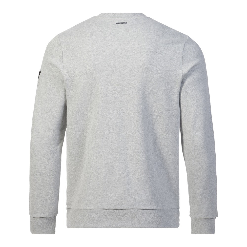 Musto Men's Marina Logo Sweat - Grey Melange